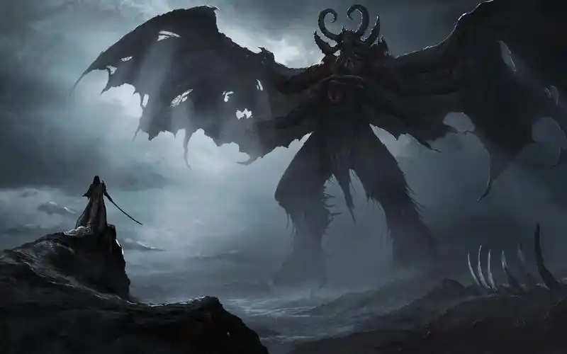 黑暗克苏鲁版的圣经中的堕落天使