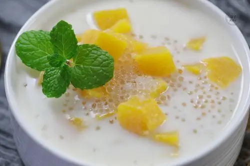 木瓜牛奶西米露