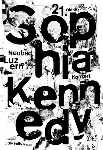 黑白配色的文字海报设计 & 创意版式设计_高清图集_新浪网