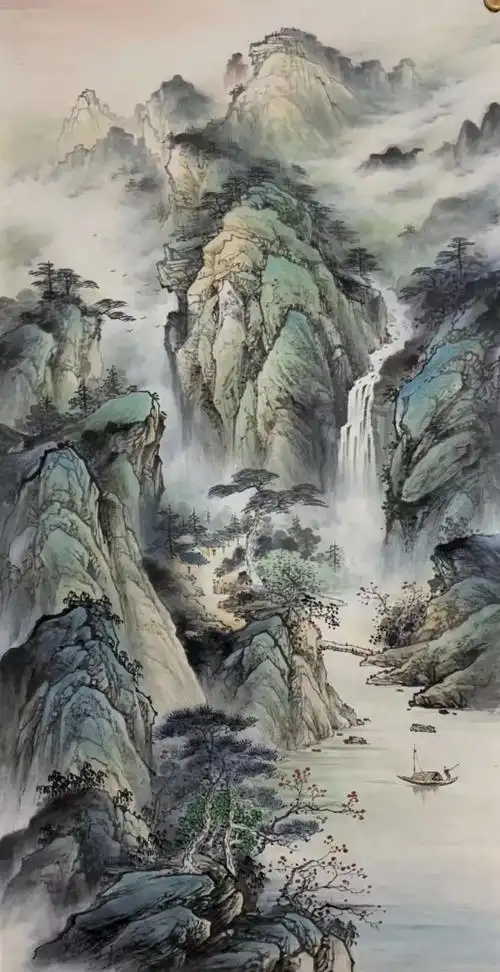 中国水墨山水画精品中国水墨山水画精品视频