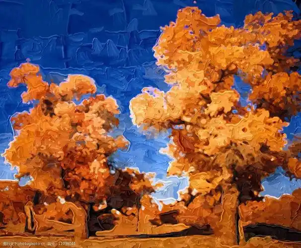 风景抽象画图片