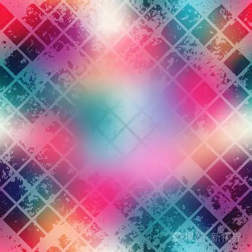 grunge对角马赛克在模糊背景