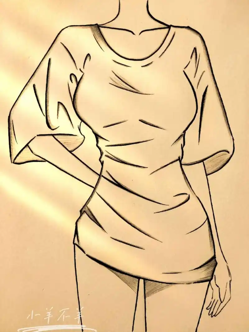 请大数据推给想学画画的宝们 美女简笔画74绘画过程 暑期快到啦!