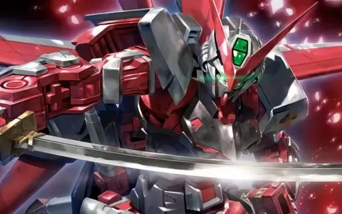 就让你见识一下吧我的红异端mbfp02异端高达红色机红异端astrayred