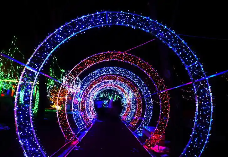 十化建社区憩园灯光秀