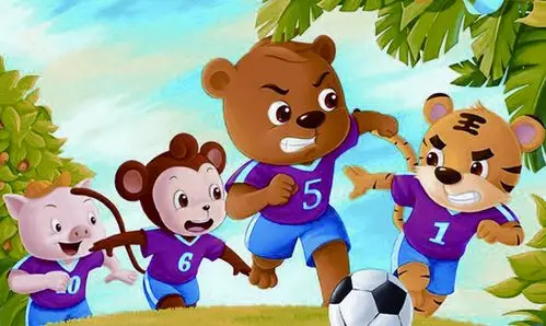 校园里的动物运动会