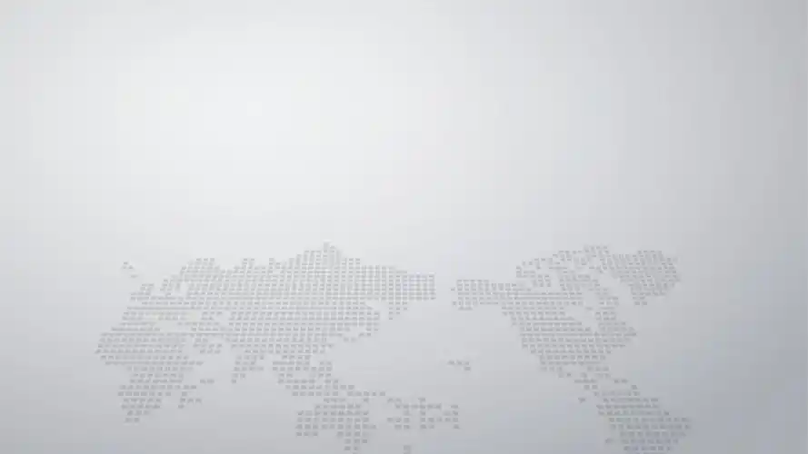 灰色世界地图点阵背景ppt背景图片