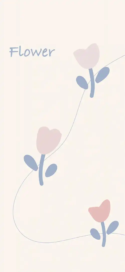 简约温柔聊天背景图