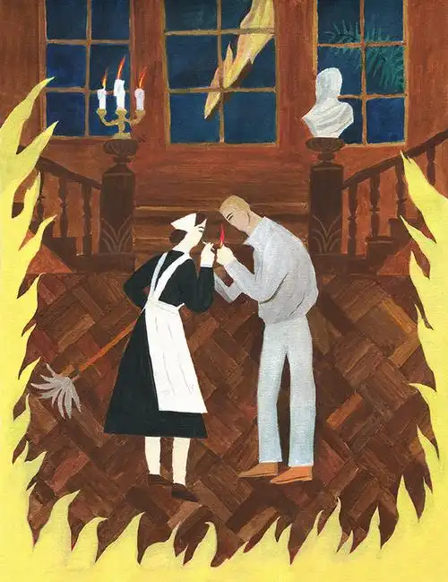 孤独的人 韩国插画师 nano 生活化的场景衬托出内心的孤独