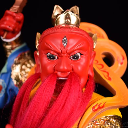 12/16寸王天君神像王灵官爷王善隆恩真君神像工艺品摆件新品