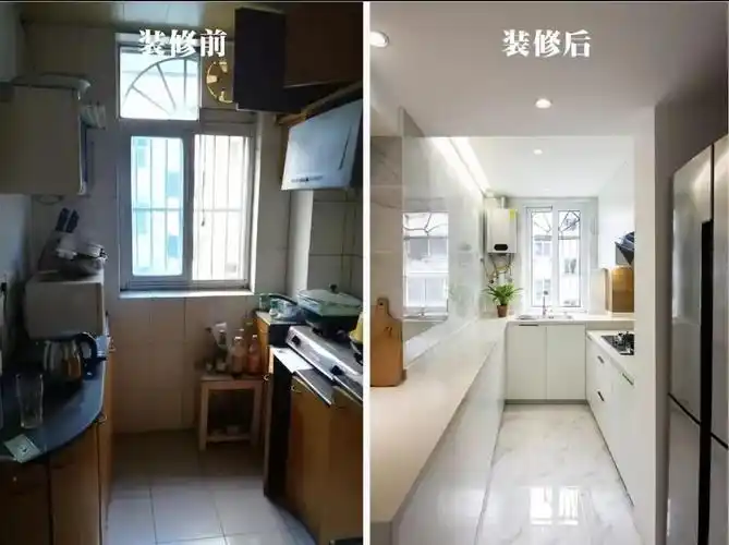 旧房翻新前后对比熟悉的环境焕然一新的效果