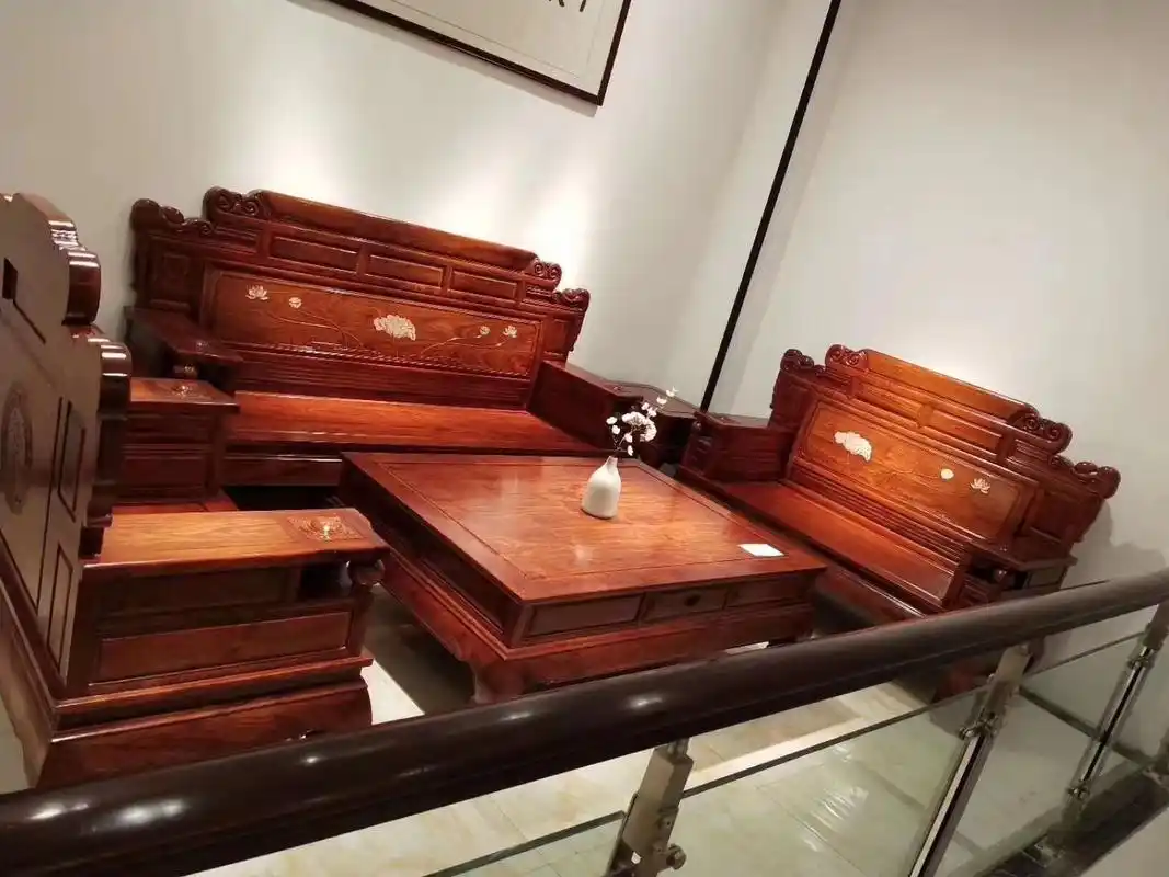 刺猬紫檀木沙发