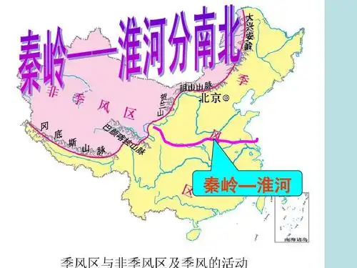 秦岭——淮河分南北课件