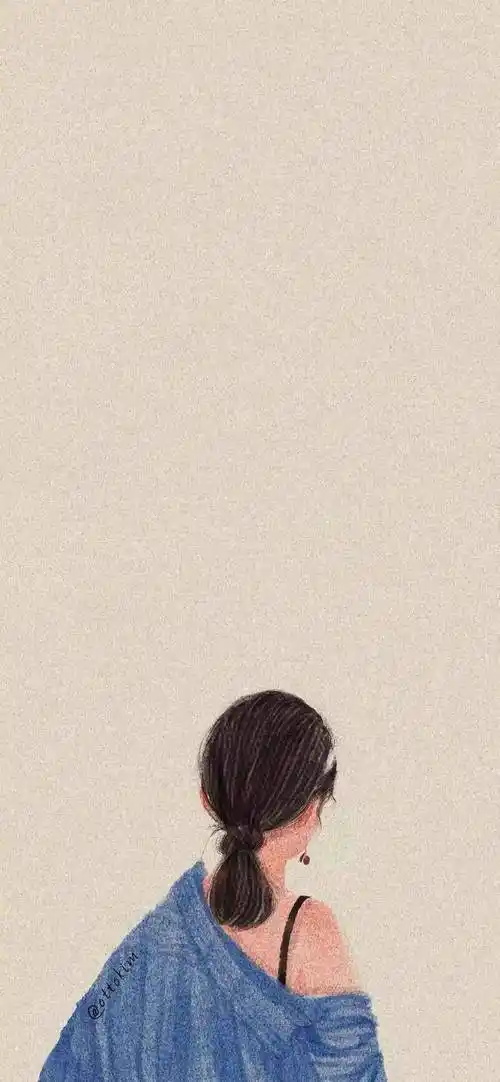 全屏高清壁纸:小清新妹子背影壁纸_头像_微信_姓氏