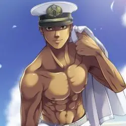 素描肌肉男头像图片