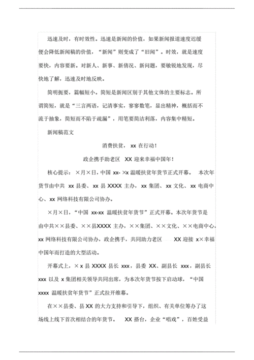新闻稿格式模板pdf4页