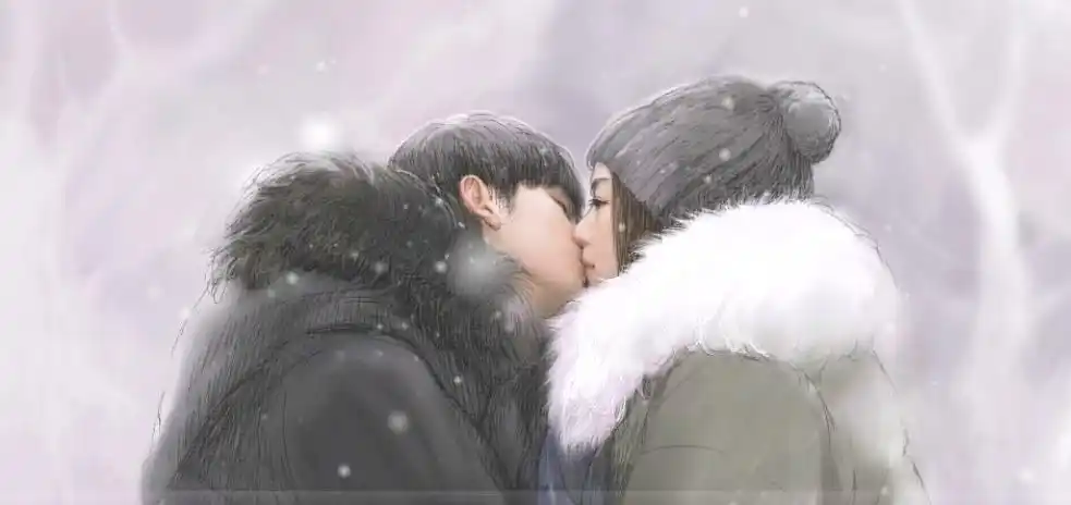 求这张来自星星的你漫画高清大图