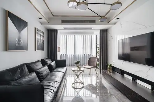 100平现代轻奢风,领略高级灰定义