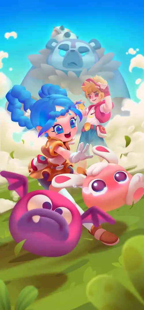 为公司制作的游戏封面和一组建筑