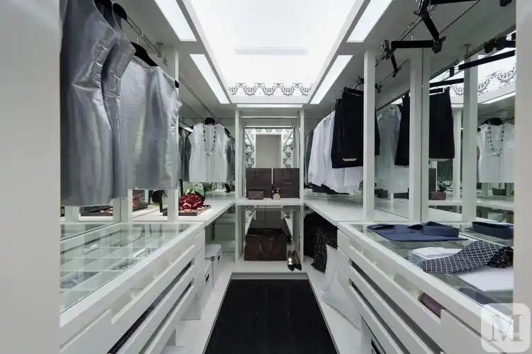 简欧衣帽间衣柜装修效果图