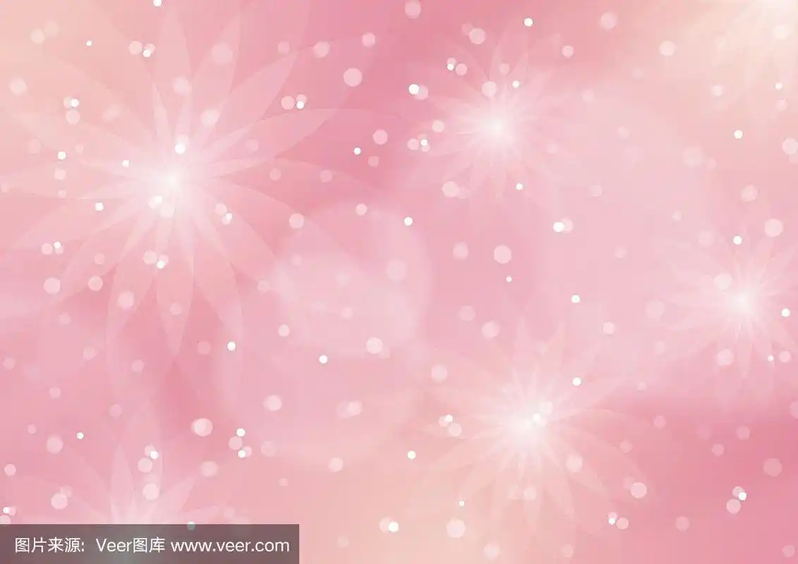 抽象花浅粉色背景