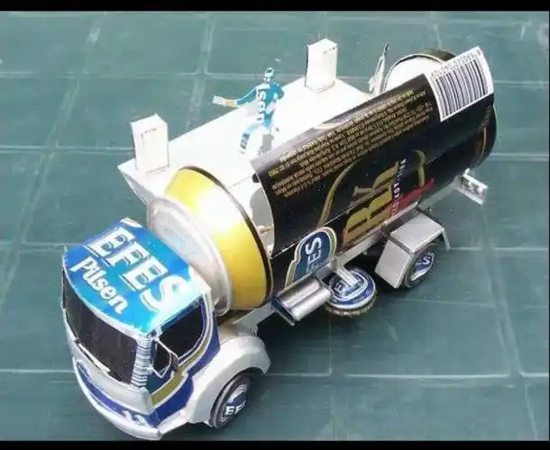 废弃易拉罐手工制作