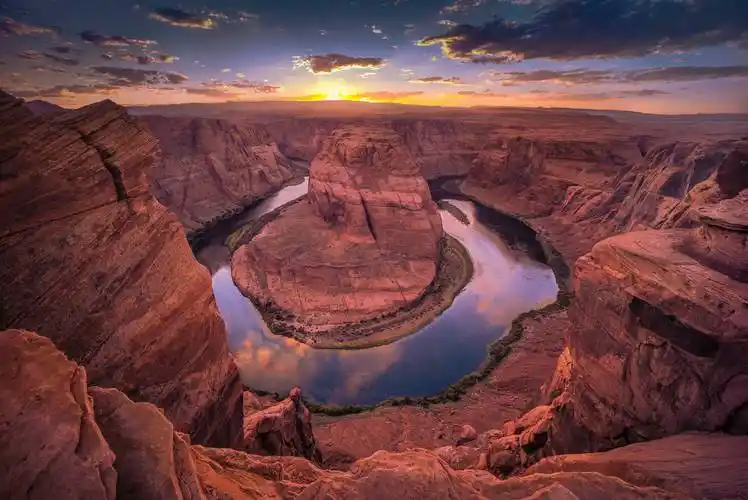 美国西部国家公园(5)大峡谷/峡谷地带/马蹄湾