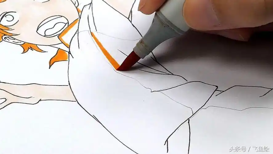 打排球的人怎么画(「马克笔绘画教程」最爱哒排球少年就是你啦!