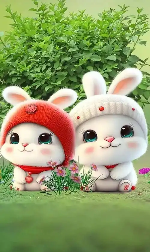 兔年到送您26幅可爱的小兔兔