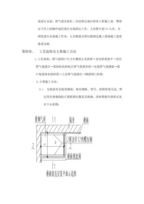 烟道安装施工方案
