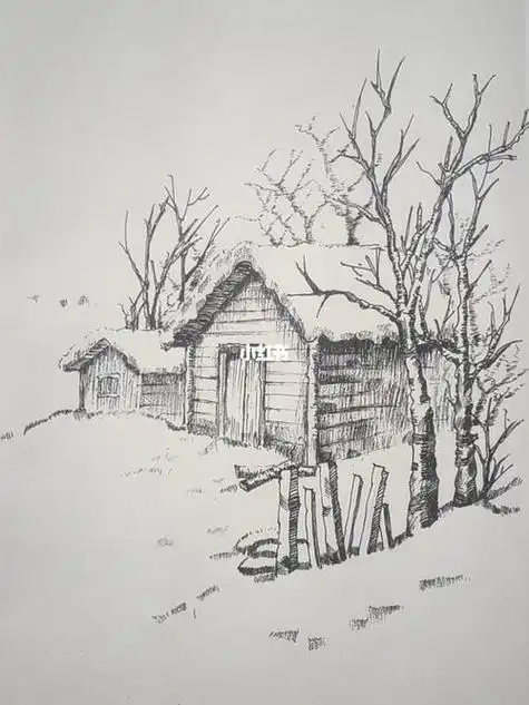 速写风景图片速写风景图片简单