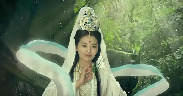 演观音的女演员 5位女星演观音有的造型美(14)