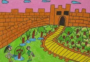 简笔画图片我爱祖国长城儿童画万里长城永不倒5祖国大好河山简笔画