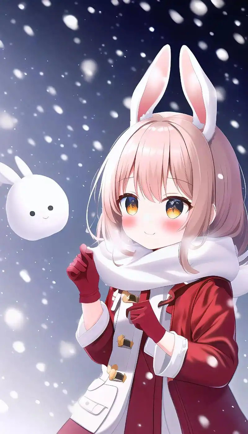 原创兔女孩系列壁纸 萌萌哒.喜欢吗?喜欢的关注评论留言,给个 - 抖音