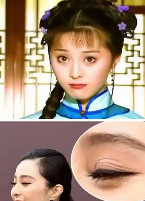 原创离开双眼皮贴杨幂秒变路人范冰冰打回金锁赵丽颖最真实