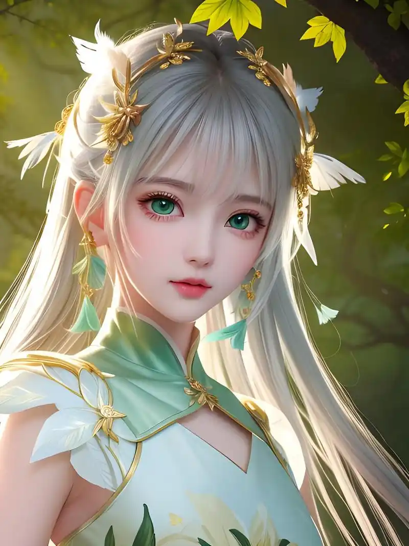 「二次元森系少女」[比心][比心] #超潜力新人创作营#  #二次元美图