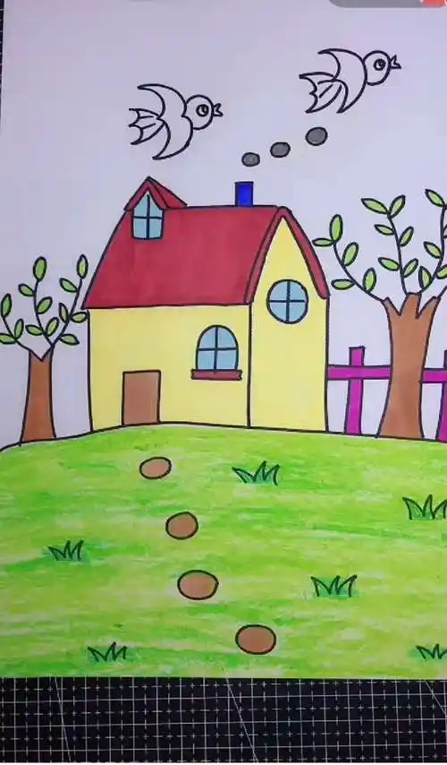 一起来看看我们中班的小朋友谁画的春天最漂亮吧!