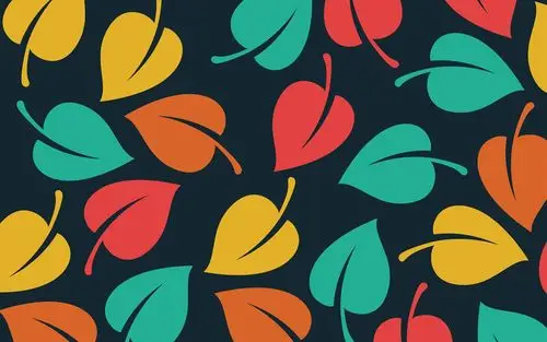 多彩的树叶,创意图片 1242x2688 iphone 11 pro/xs max 桌布,背景