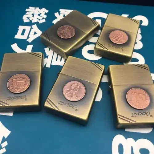zippo日版熏铜林肯系列