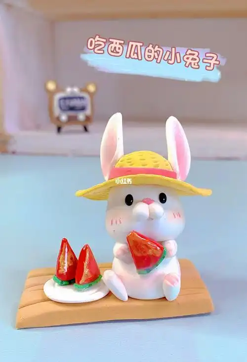 超可爱的小兔子粘土教程