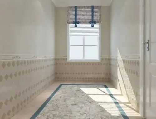 墙裙就用瓷砖贴!装饰板已经out了