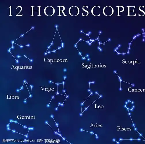 12星座矢量素材图片