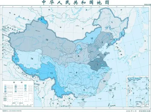 中国河流水系图