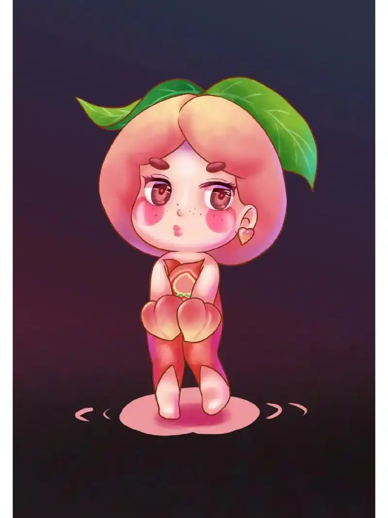 灵感素材|水果女孩系列卡通小清新人物ip 今天的素材奉上啦 水果拟人