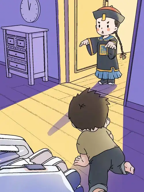 万圣节快到不早点睡小僵尸来敲门手抄报