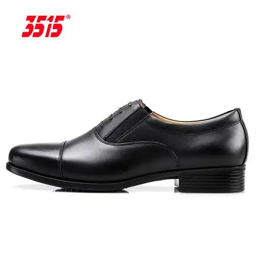 际华3515强人三接头皮凉鞋男商务正装真皮休闲透气三尖头低帮皮鞋