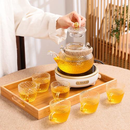 轻奢泡茶壶电炉丝煮茶炉茶具套装家用酒店养生壶s保温电陶炉煮茶