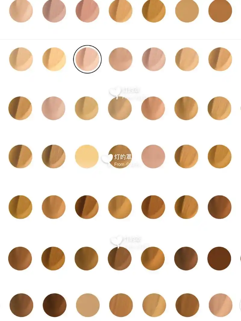 雅诗兰黛dw粉底液官网色号图给你们拼了一张图!
