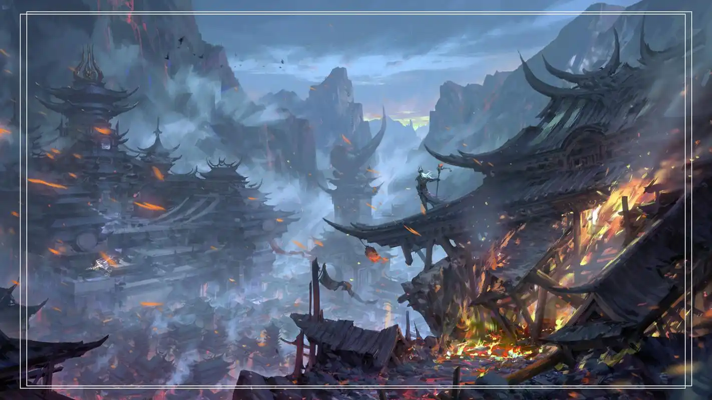 高清大图:绝美古风游戏场景概念设计图片