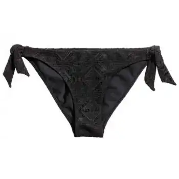 订单比基尼三角泳裤女游泳短裤比坚尼bikini百搭多色 透明 黑色蕾丝